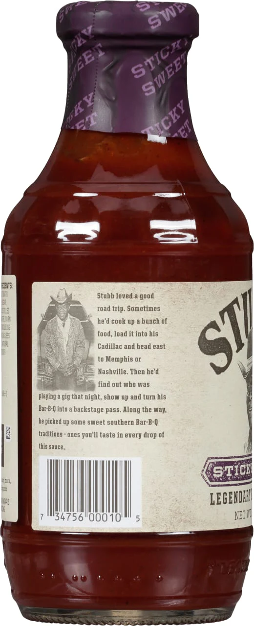 Stubb's® Sticky Sweet Barbecue Sauce, 18 oz - Image 12