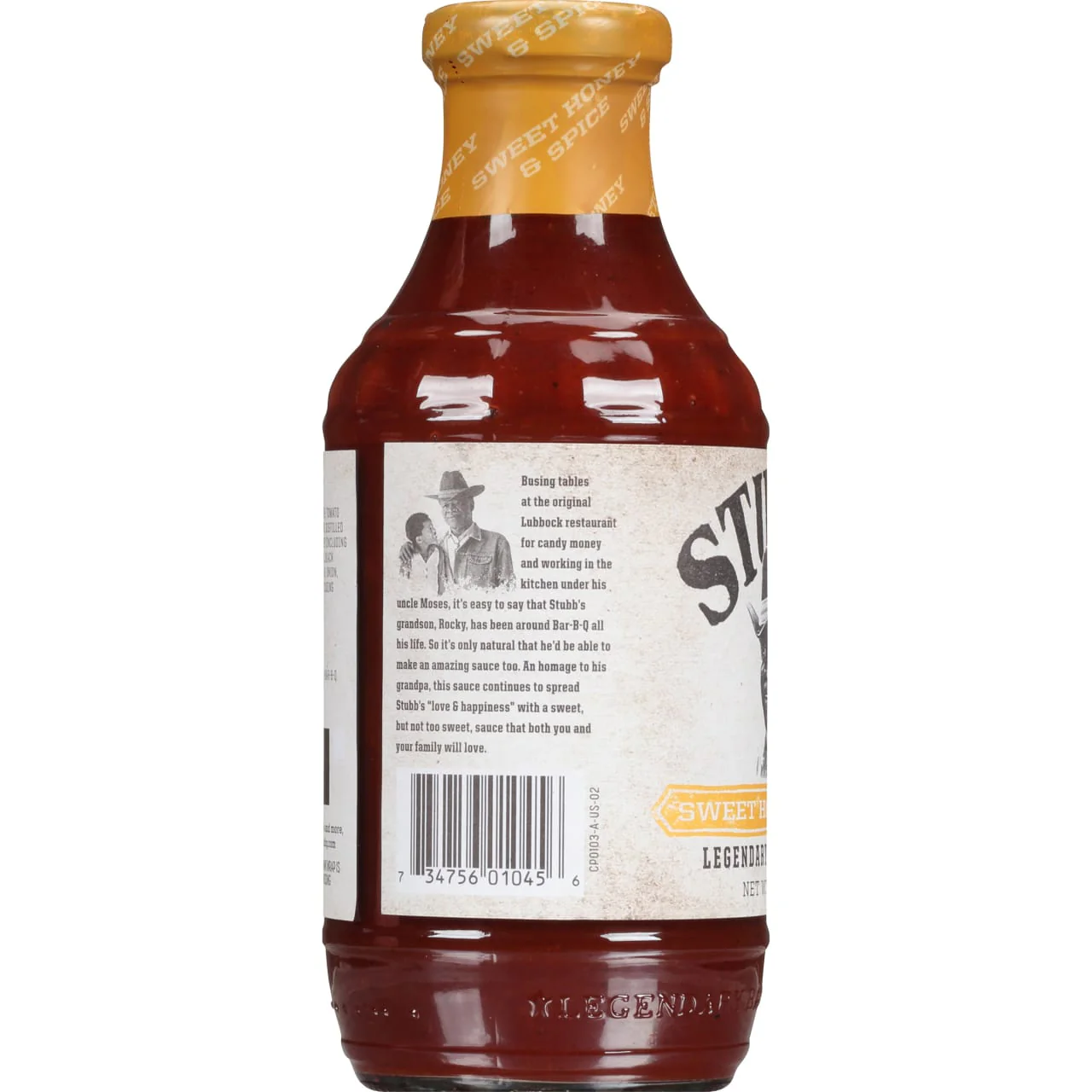 Stubb's® Sweet Honey & Spice Legendary Bar B Q Sauce, 18 oz - Image 9