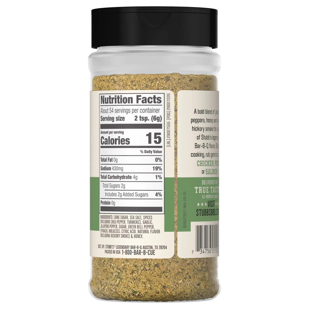 Stubb's® Sweet Jalapeno Rub, 11.4 oz - Image 9