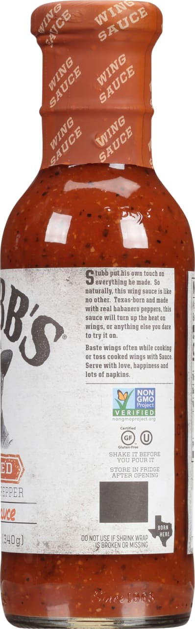 Stubb's® Wicked Habanero Pepper Wing Sauce, 12 oz - Image 9