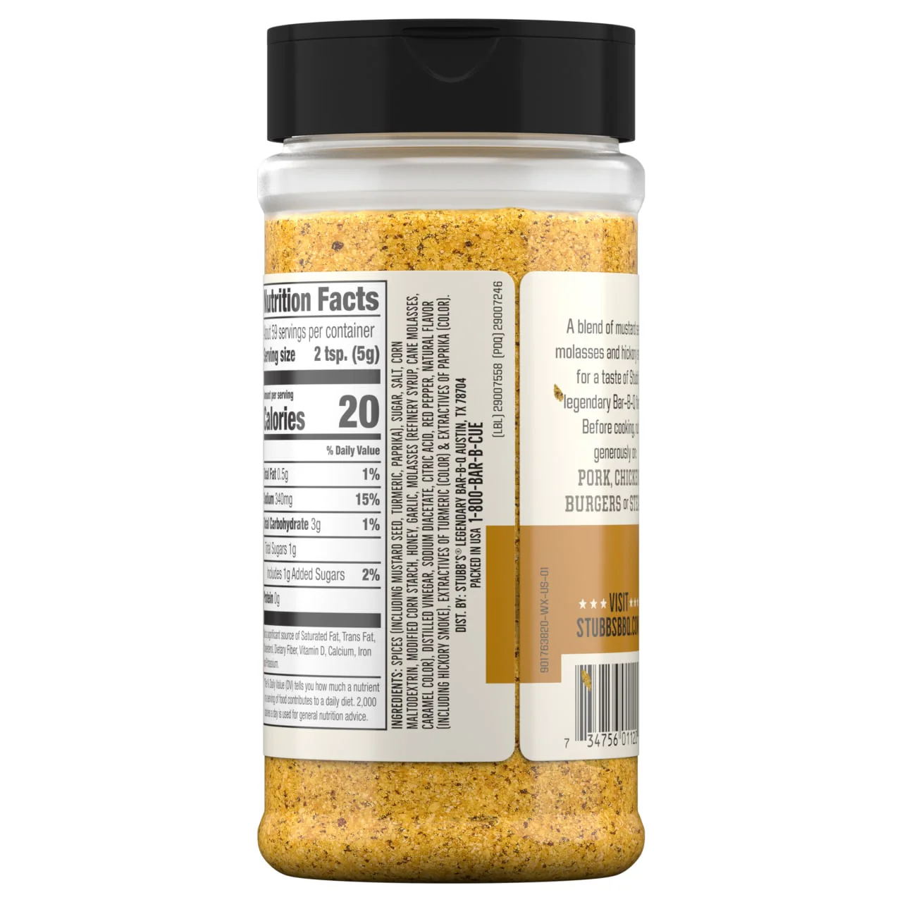 Stubb's® Sweet Mustard Rub, 10.4 oz - Image 21