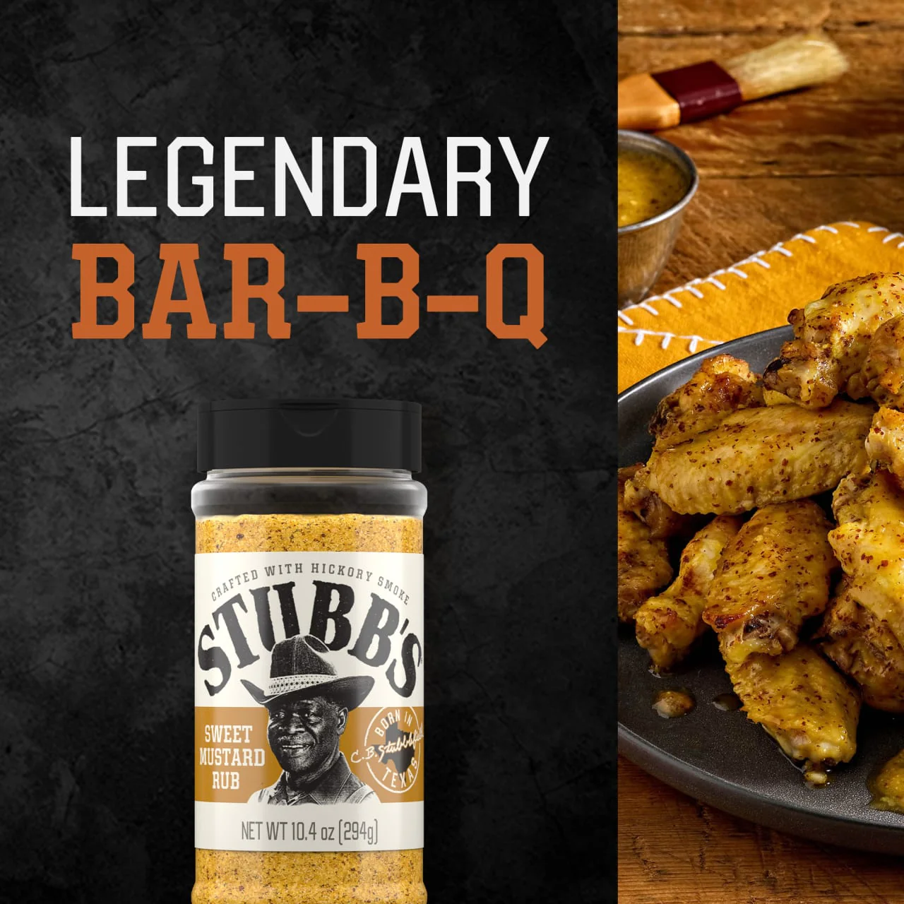 Stubb's® Sweet Mustard Rub, 10.4 oz - Image 8