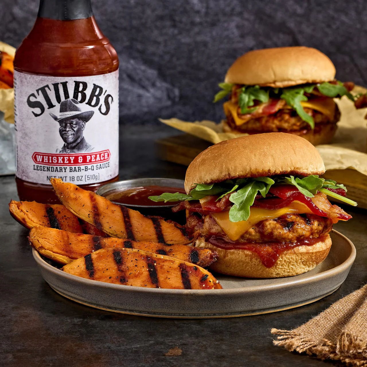 Stubb's® Whiskey & Peach Bar-B-Q Sauce, 18.0 oz - Image 13