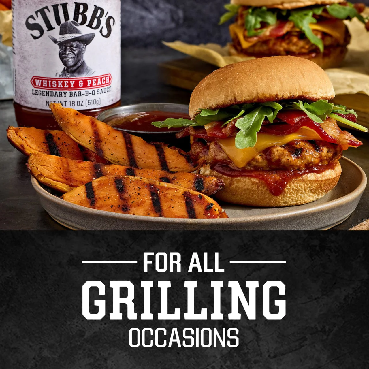 Stubb's® Whiskey & Peach Bar-B-Q Sauce, 18.0 oz - Image 4
