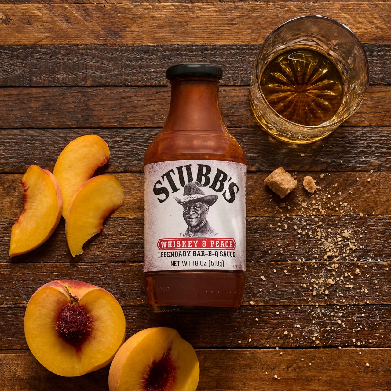 Stubb's® Whiskey & Peach Bar-B-Q Sauce, 18.0 oz - Image 7