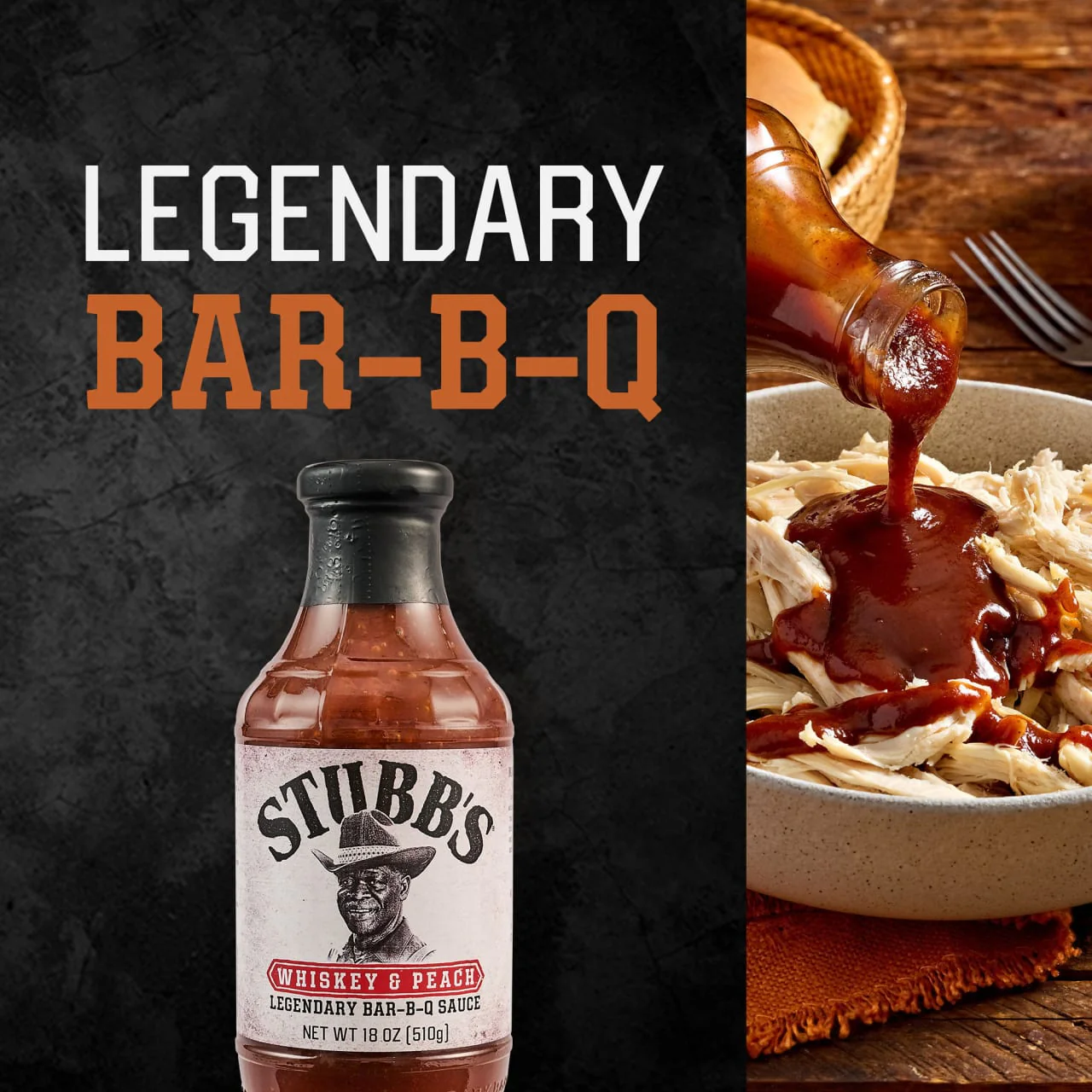 Stubb's® Whiskey & Peach Bar-B-Q Sauce, 18.0 oz - Image 8