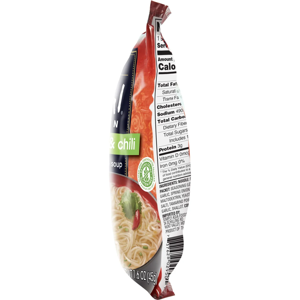 Thai Kitchen® Gluten Free Lemongrass & Chili Instant Rice Noodle Soup, 1.6 oz (12-Pack) - Image 8