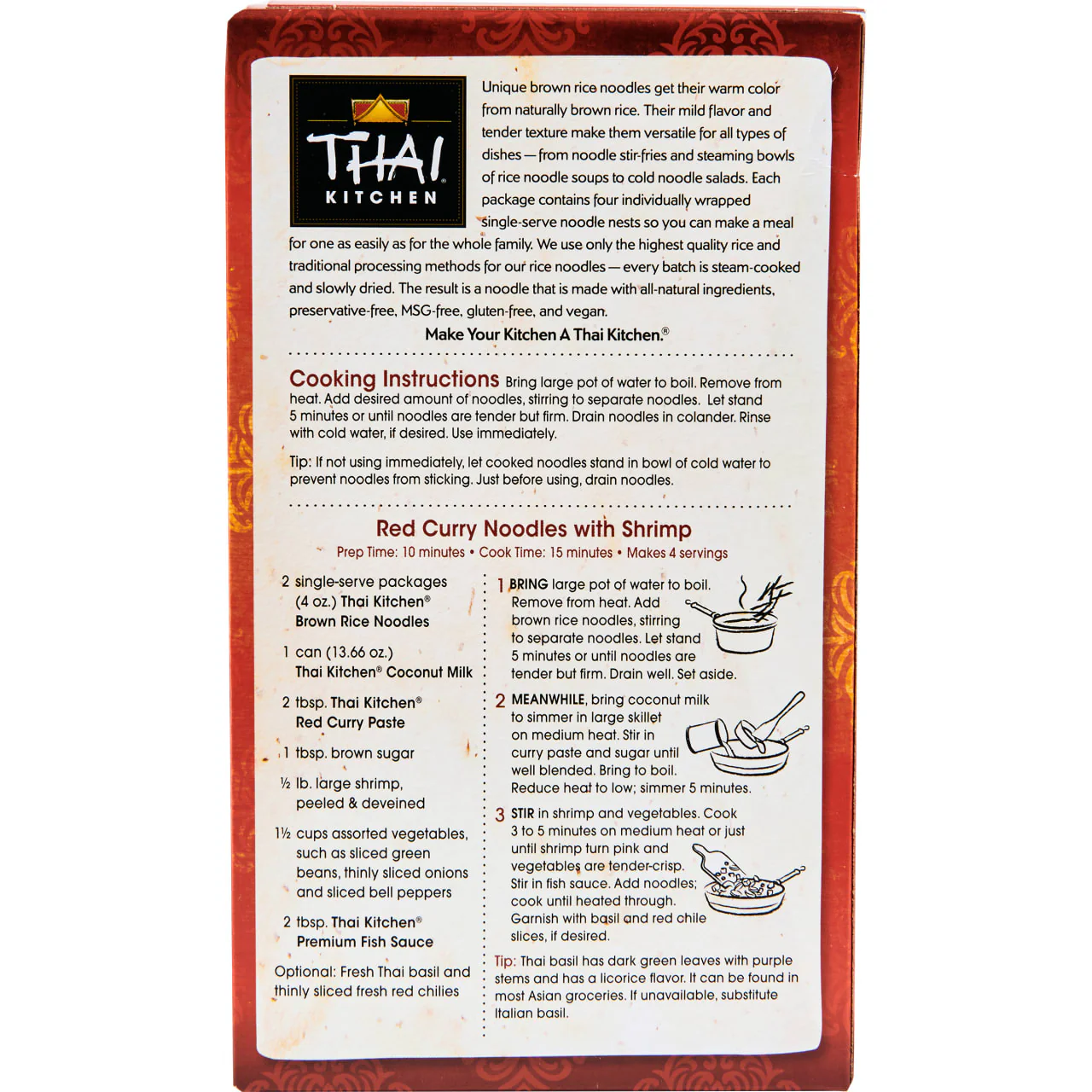 Thai Kitchen® Gluten Free Brown Rice Noodles, 8 oz - Image 7