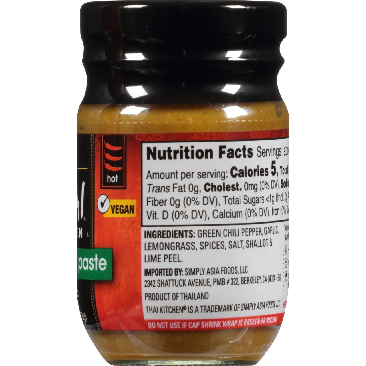 Thai Kitchen® Gluten Free Green Curry Paste, 4 oz - Image 9