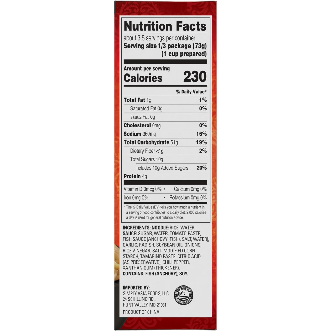 Thai Kitchen® Gluten Free Pad Thai Noodle Kit, 9 oz - Image 10