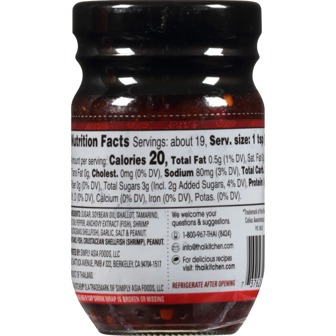 Thai Kitchen® Gluten Free Roasted Red Chili Paste, 4 oz - Image 9
