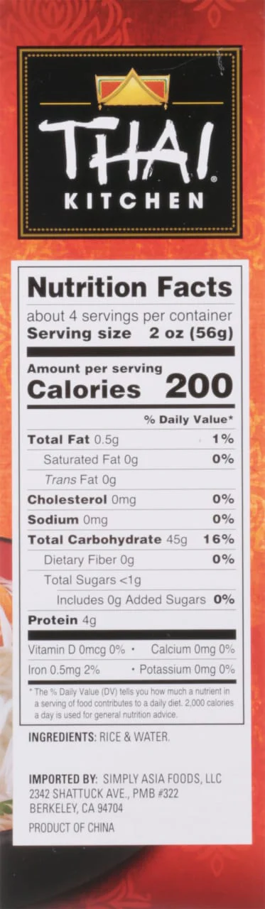 Thai Kitchen® Gluten Free Thin Rice Noodles, 8.8 oz - Image 10