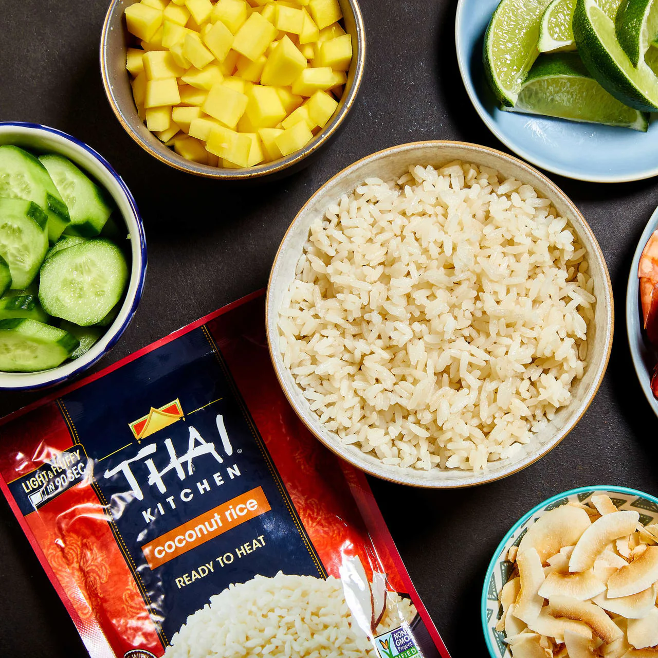 Thai Kitchen® Ready to Heat Coconut Rice, 8.8 oz - Image 4