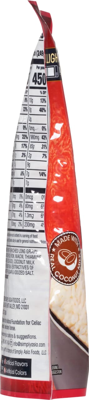 Thai Kitchen® Ready to Heat Coconut Rice, 8.8 oz - Image 9