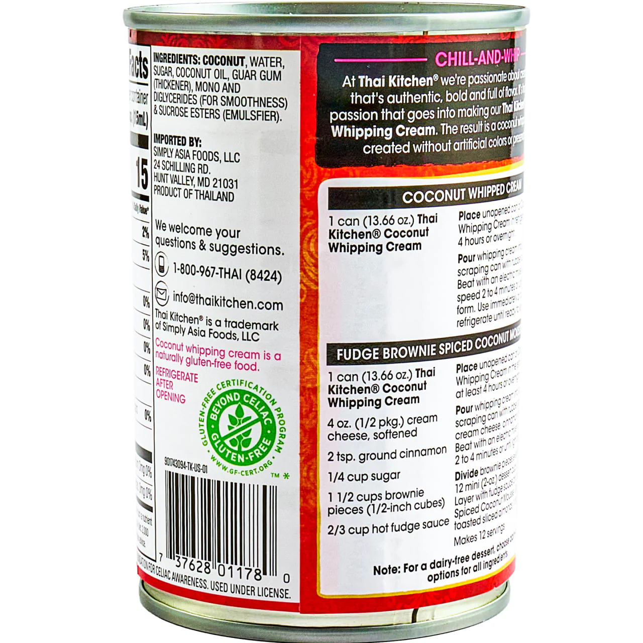 Thai Kitchen® Sweetened Coconut Whipping Cream, 13.66 fl oz - Image 21