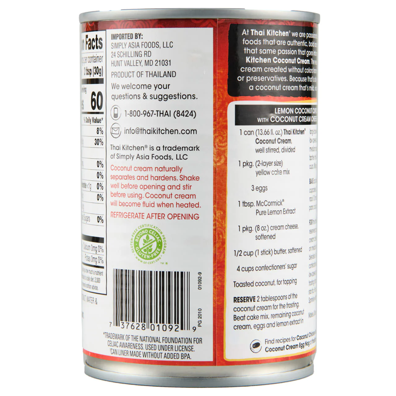 Thai Kitchen® Unsweetened Coconut Cream (6-Pack) - Image 21