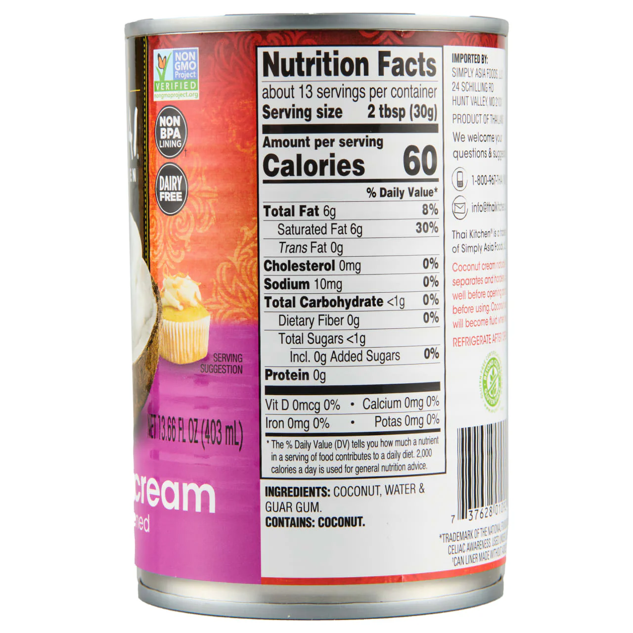 Thai Kitchen® Unsweetened Coconut Cream (6-Pack) - Image 22