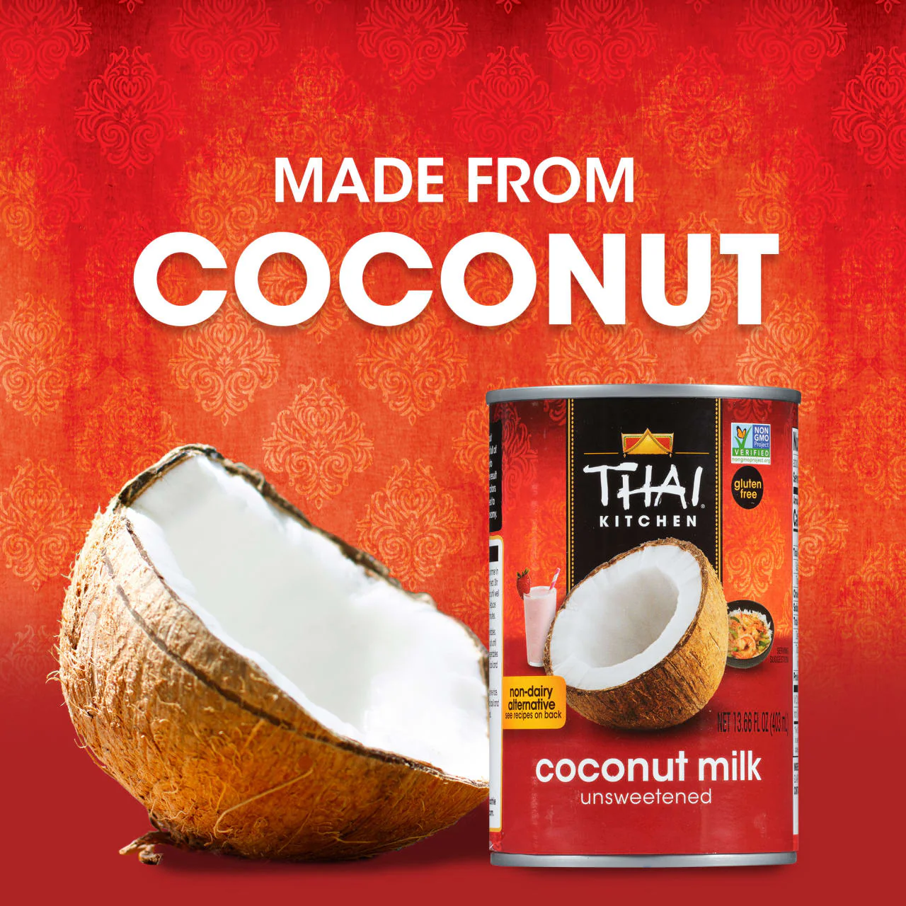 Thai Kitchen® Unsweetened Coconut Milk, 13.66 fl oz - Image 3