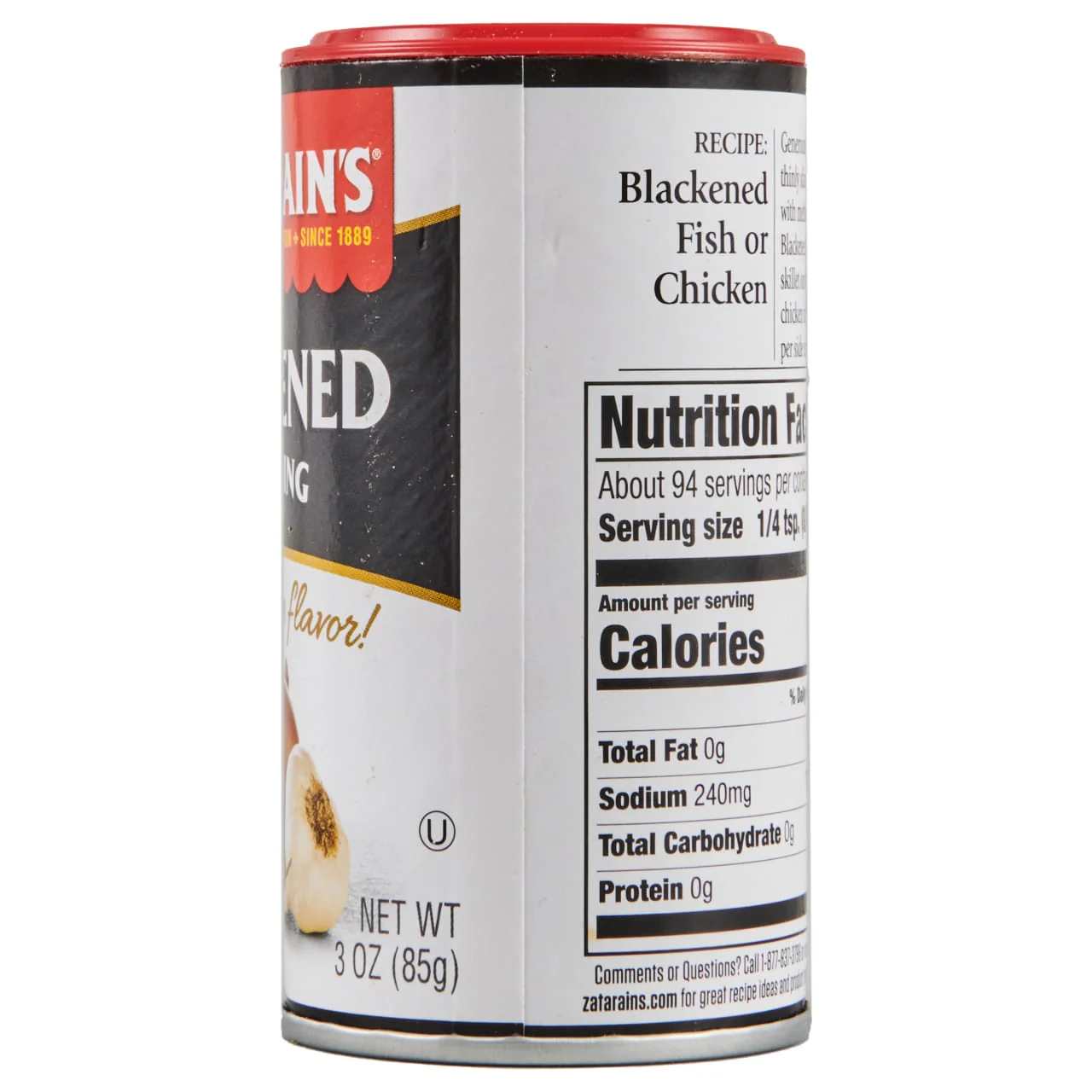 Zatarain's® New Orleans Style Blackened Seasoning, 3 oz - Image 7