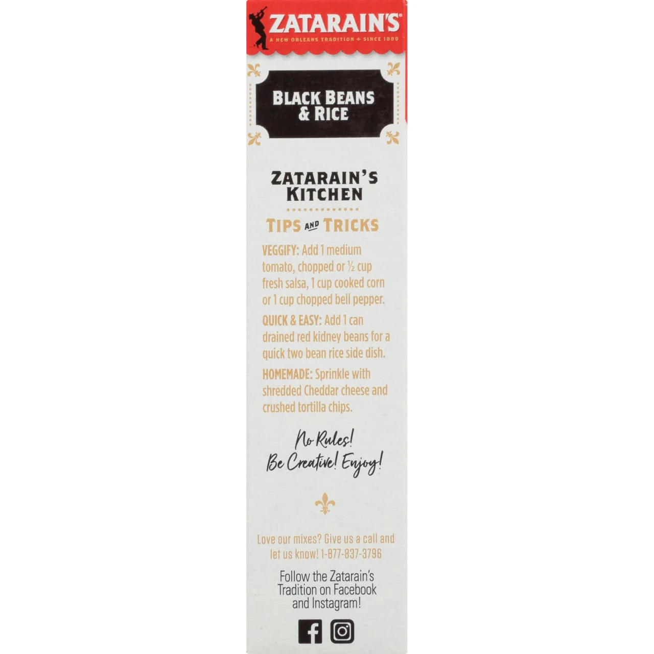 Zatarain's® Black Beans & Rice Dinner Mix, 7 oz - Image 6