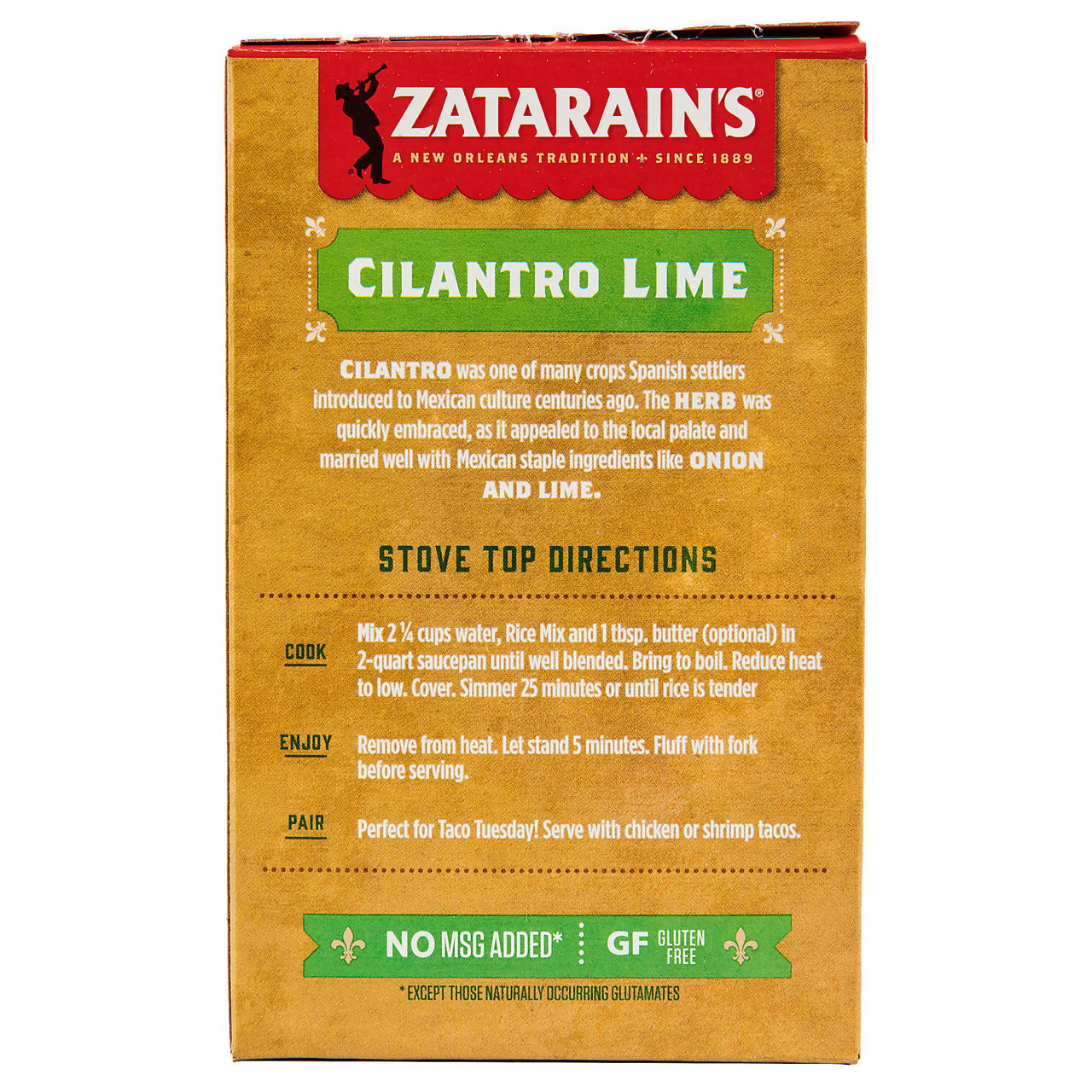 Zatarain's® Cilantro Lime Rice, 6.9 oz - Image 8