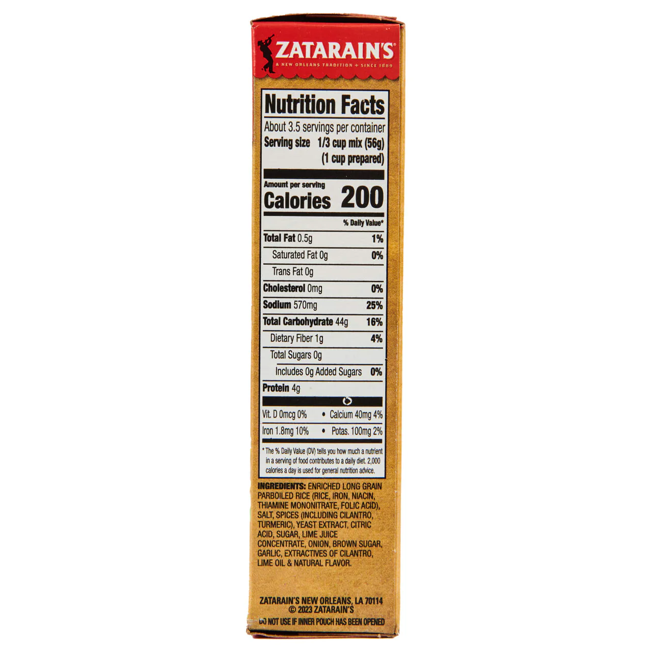 Zatarain's® Cilantro Lime Rice, 6.9 oz - Image 9