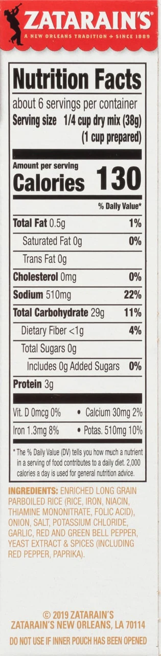 Zatarain's® Dirty Rice Dinner Mix, 8 oz - Image 15