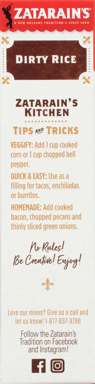 Zatarain's® Dirty Rice Dinner Mix, 8 oz - Image 16