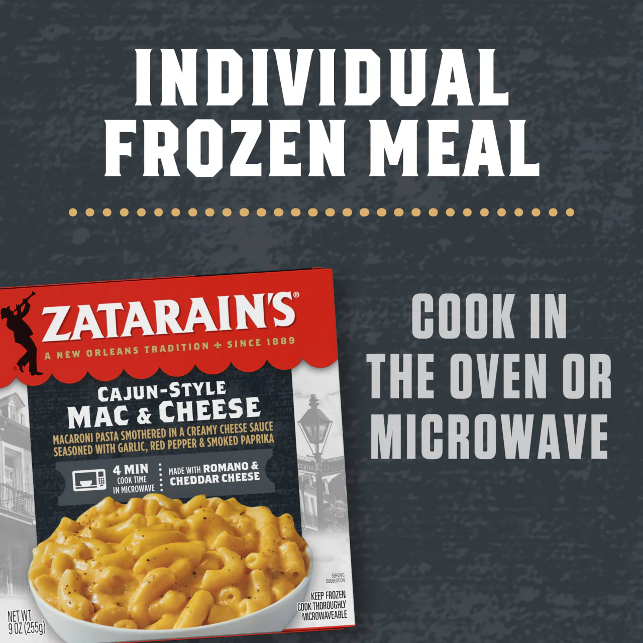 Zatarain's® Frozen Mac & Cheese Bowl, 9 oz - Image 4