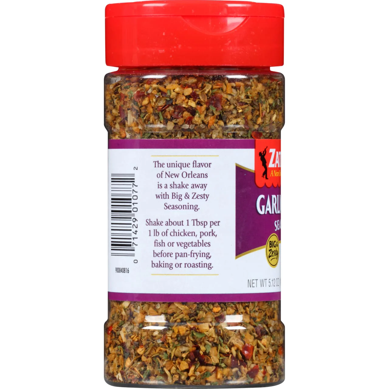 Zatarain's® Garlic & Herb Big & Zesty Spice Blend, 5.12 oz - Image 8