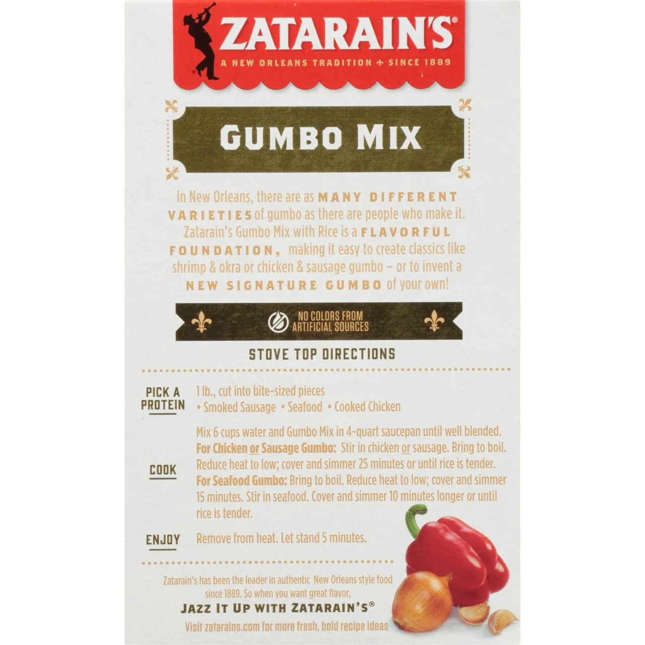 Zatarain's® Gumbo Mix, 7 oz - Image 7