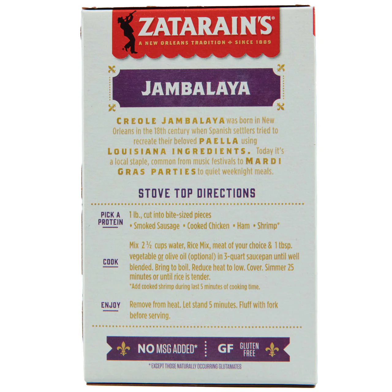 Zatarain's® Jambalaya Rice Mix, 8 oz - Image 22