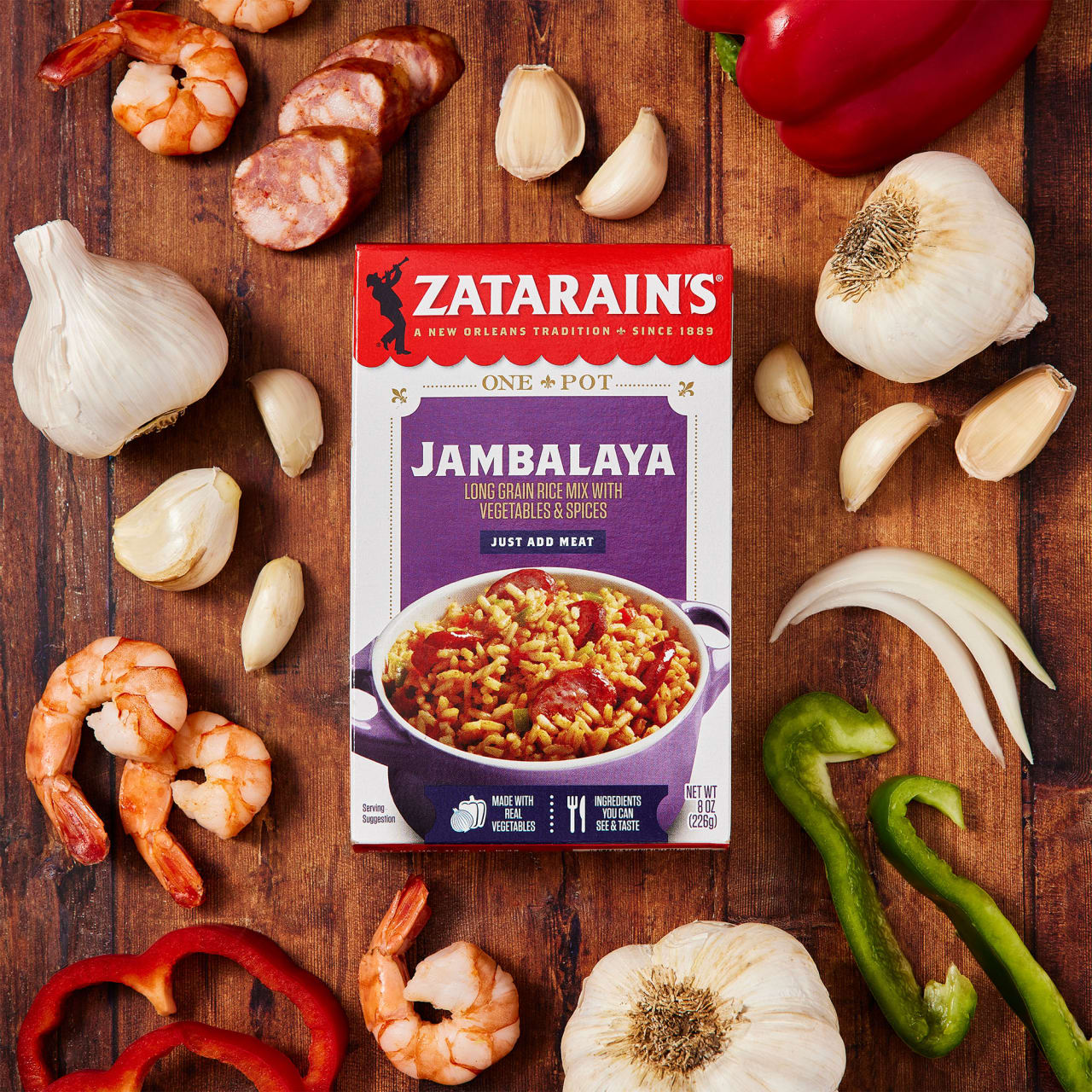 Zatarain's® Jambalaya Rice Mix, 8 oz - Image 7