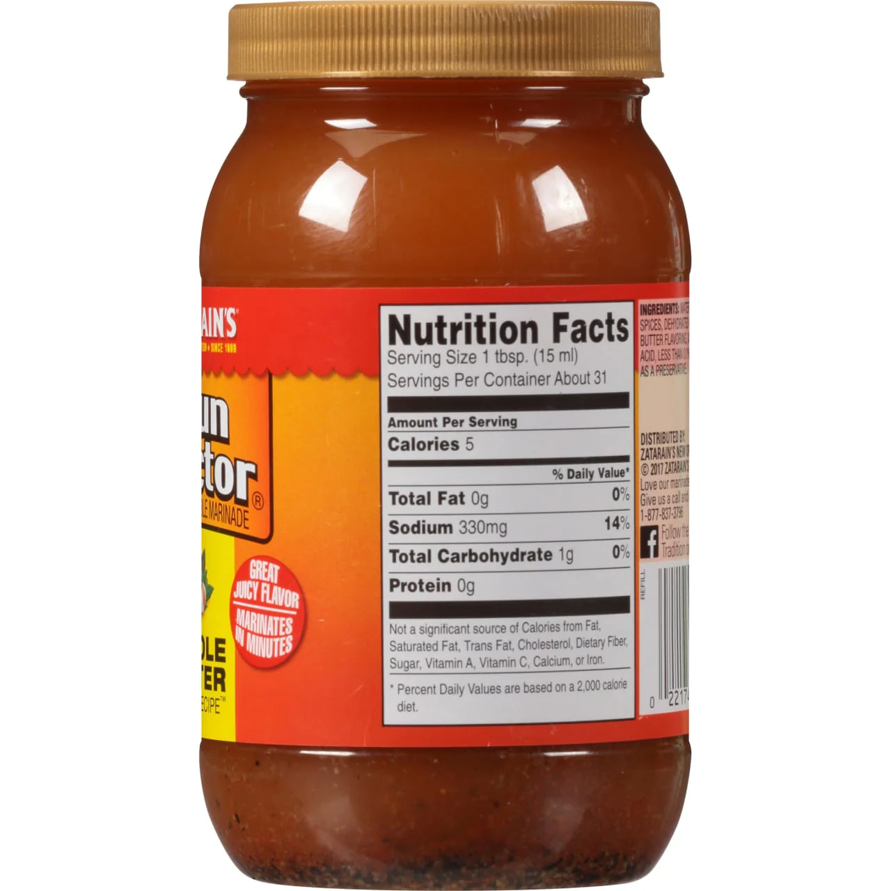Zatarain's® Cajun Injectors® Creole Butter Recipe™ Injectable Marinade Refill, 16 oz - Image 7