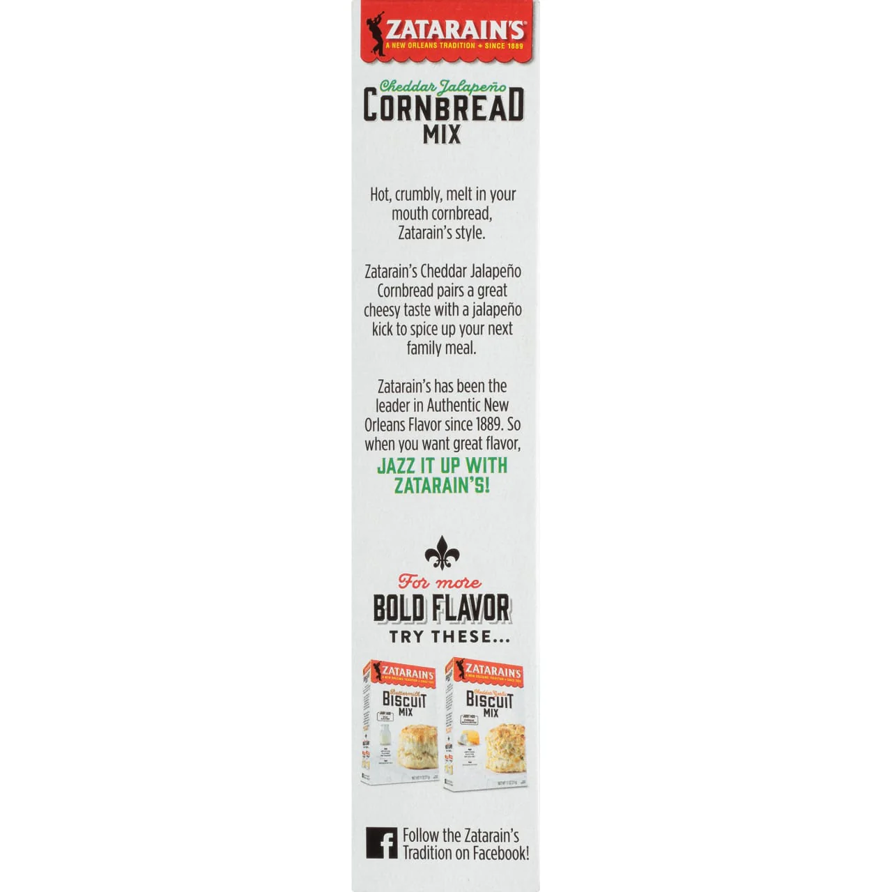 Zatarain's® Cheddar Jalapeno Cornbread Mix, 12.5 oz - Image 10
