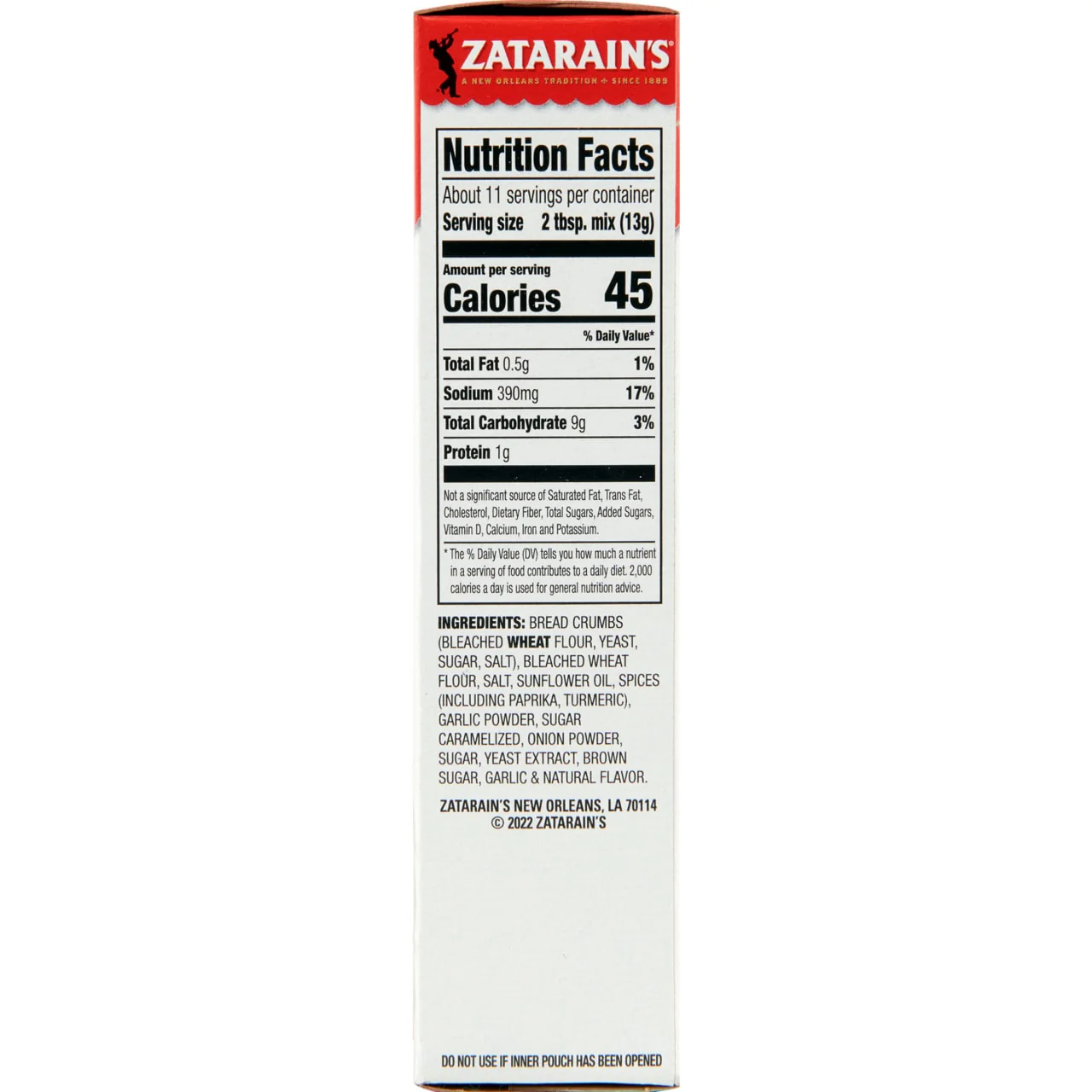 Zatarain's® Chicken Air Fryer Seasoned Coating, 5 oz - Image 8