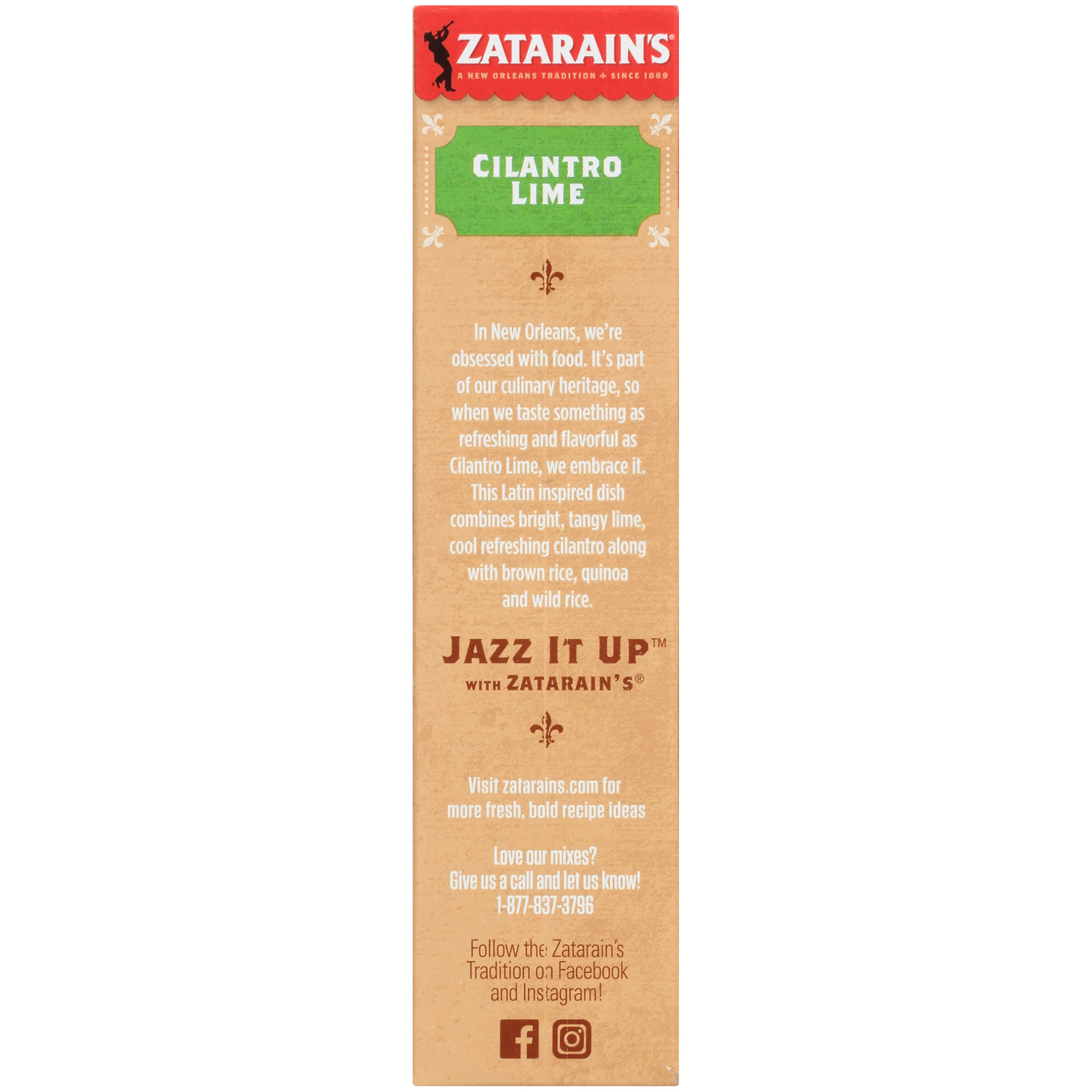Zatarain's® Cilantro Lime Naturally Flavored Rice & Quinoa Whole Grain Blends, 6.2 oz - Image 4