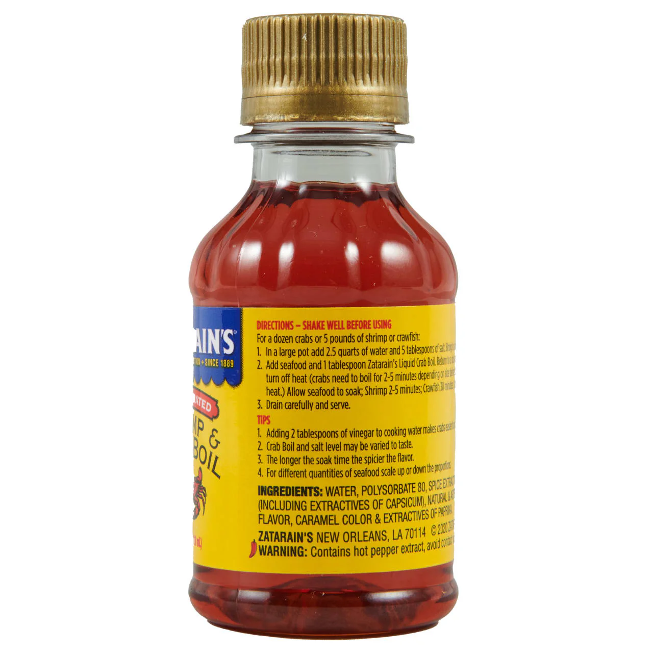 Zatarain's® Concentrated Shrimp & Crab Boil, 4 fl oz - Image 9