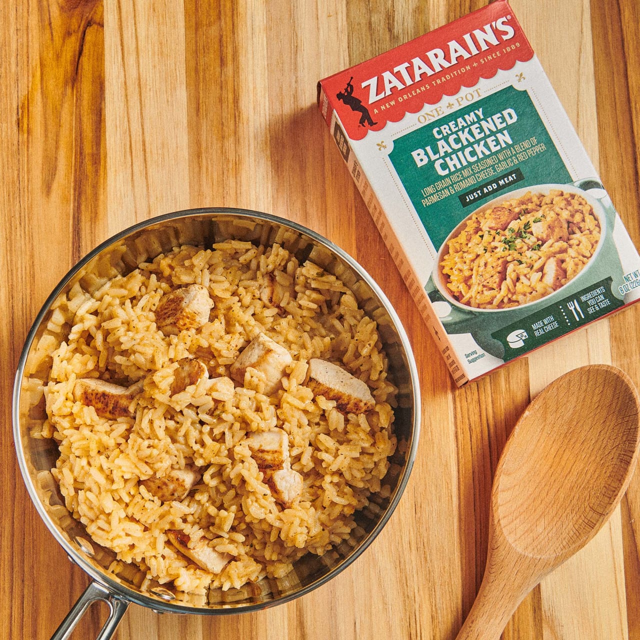 Zatarain's® Creamy Blackened Chicken Rice Mix, 8 oz - Image 4