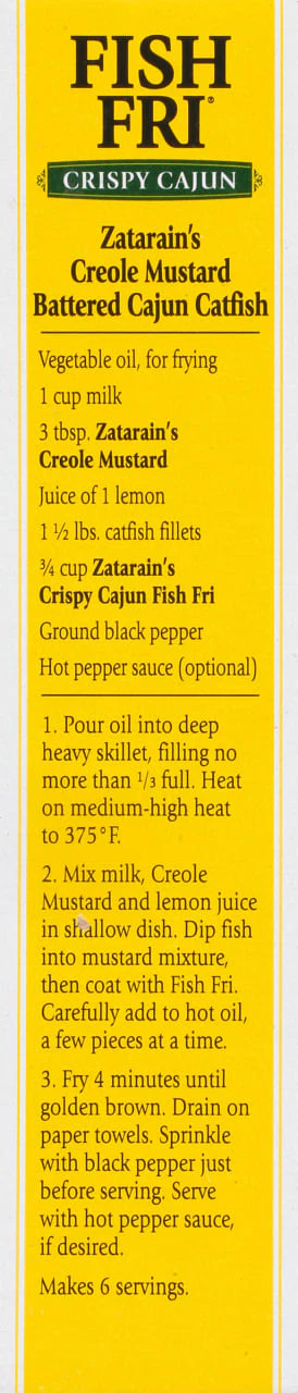 Zatarain's® Crispy Cajun Fish Fri, 12 oz - Image 9