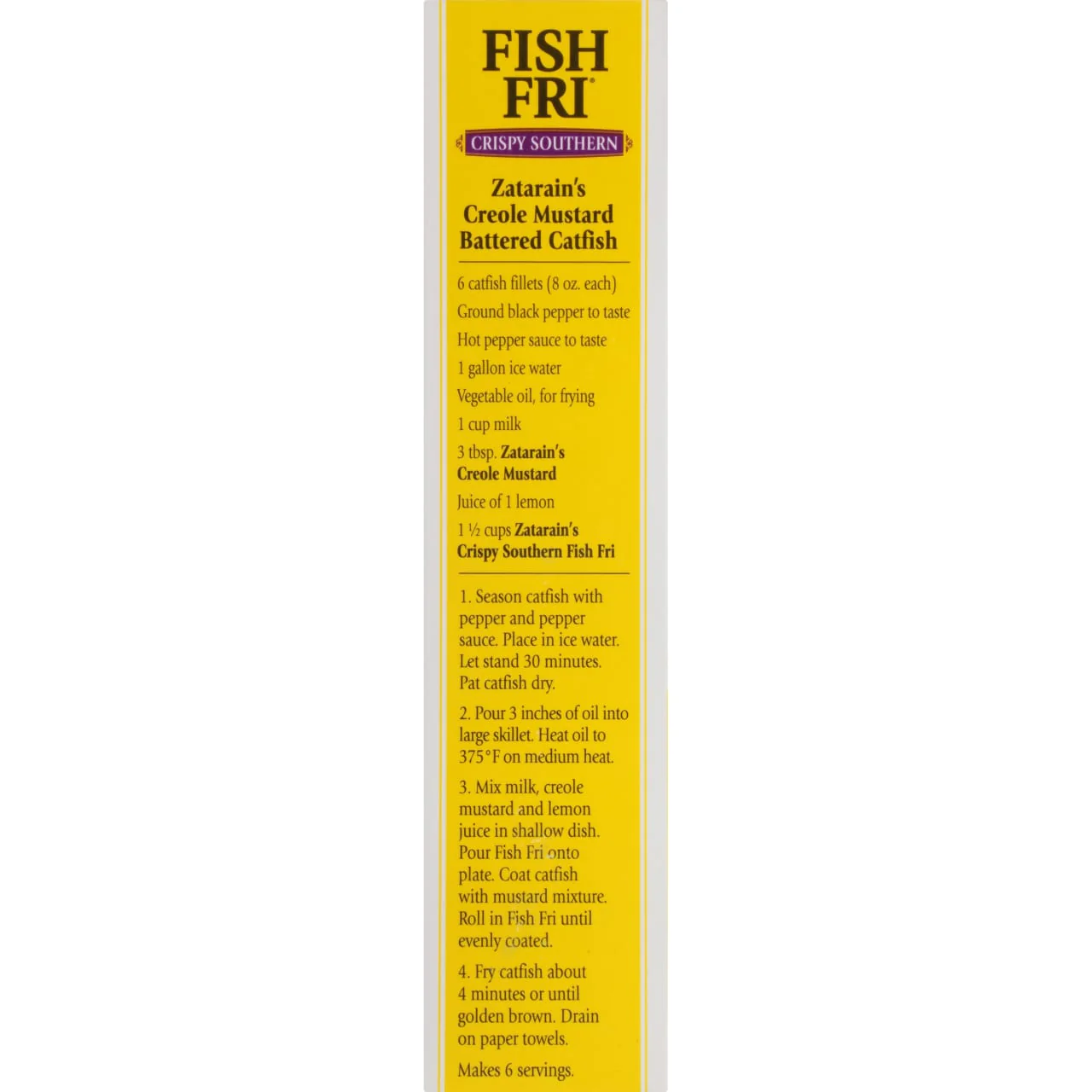 Zatarain's® Crispy Southern Fish Fri, 12 oz - Image 10