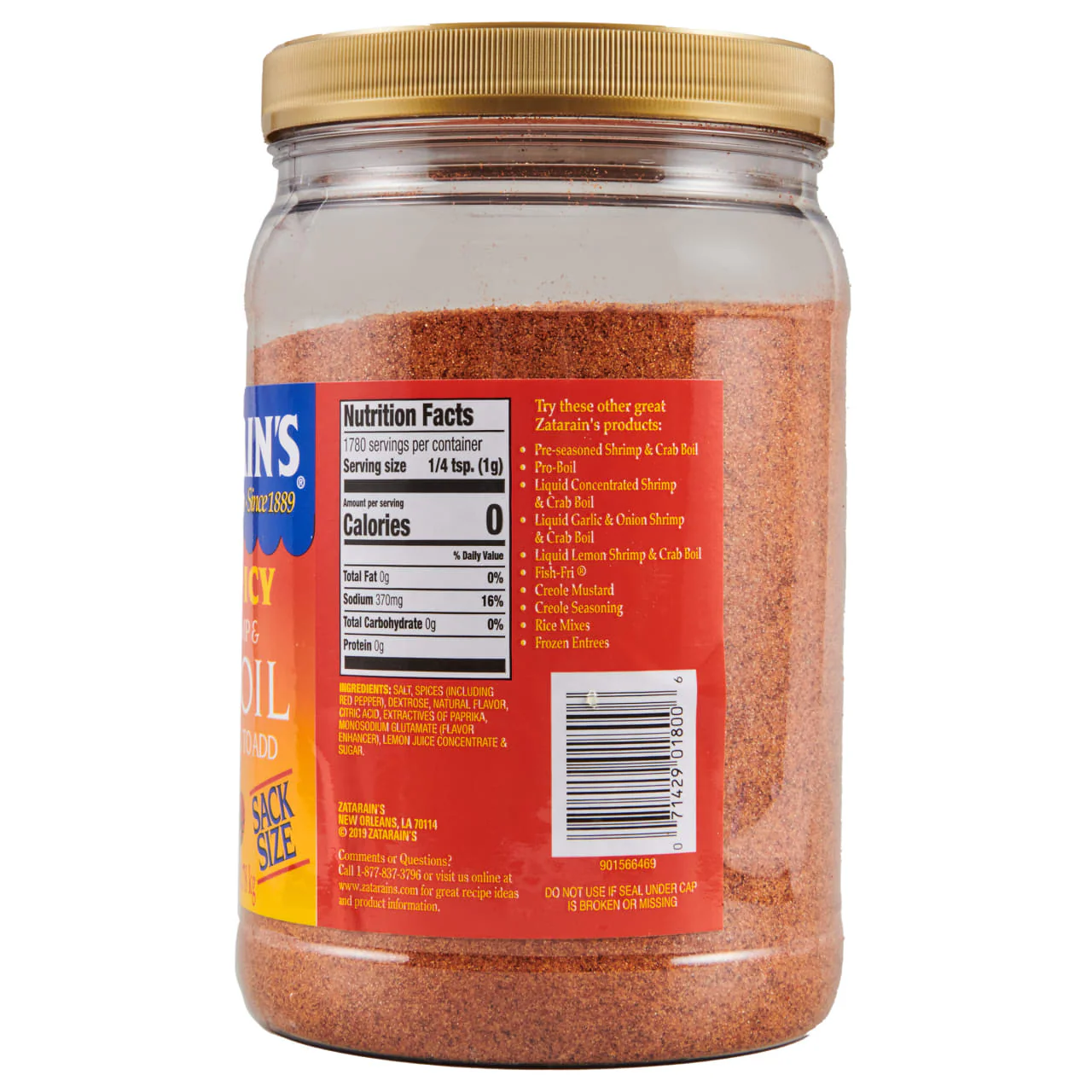 Zatarain's® Extra Spicy Crawfish, Shrimp & Crab Boil, 63 oz - Image 12