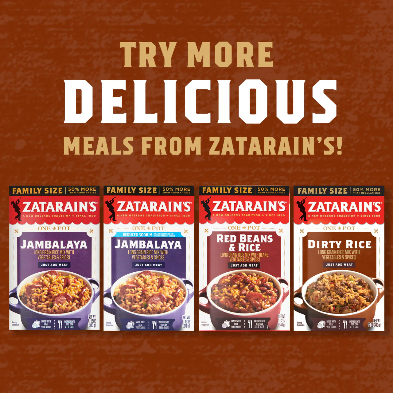 Zatarain's® Family Size Dirty Rice Mix, 12 oz - Image 12