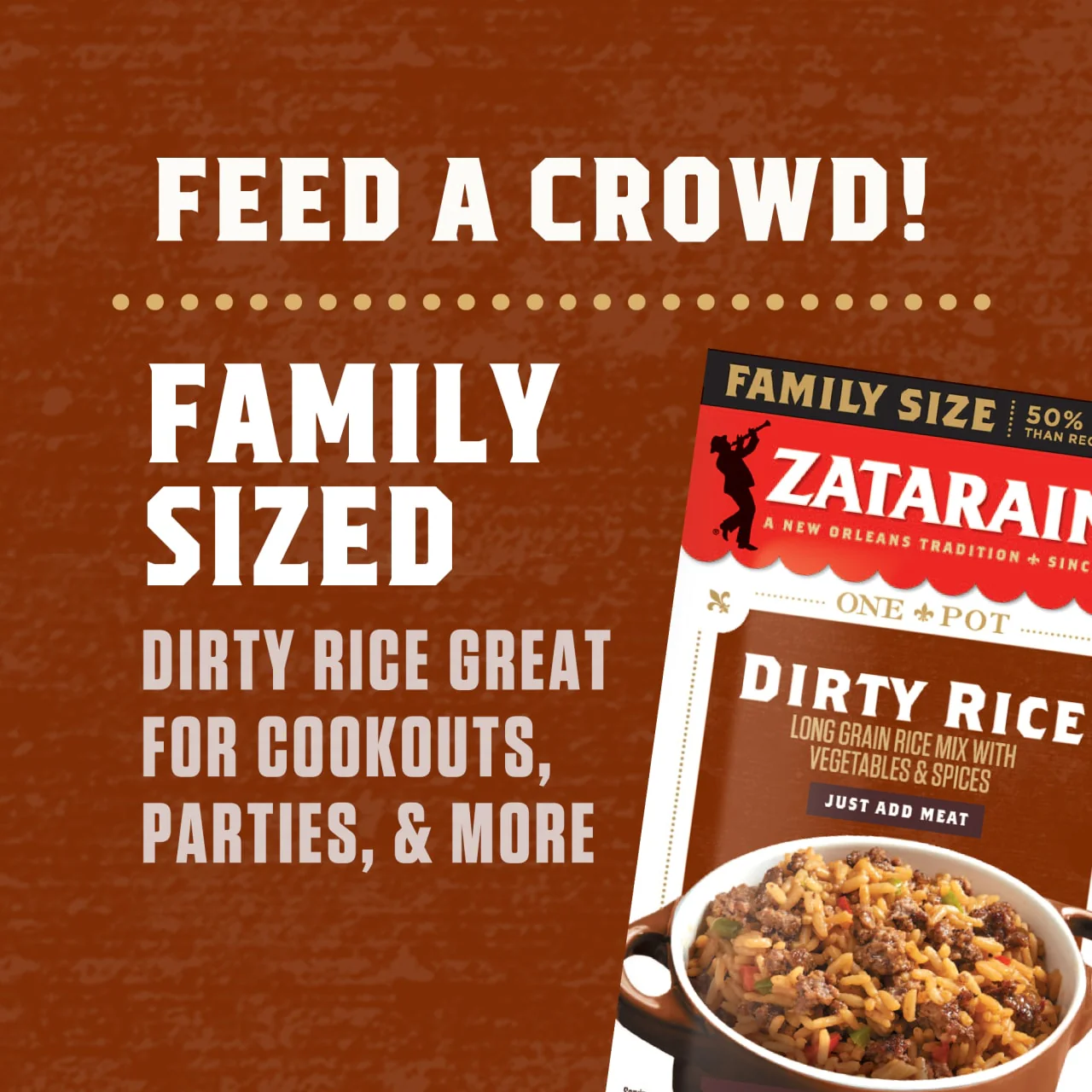 Zatarain's® Family Size Dirty Rice Mix, 12 oz - Image 16