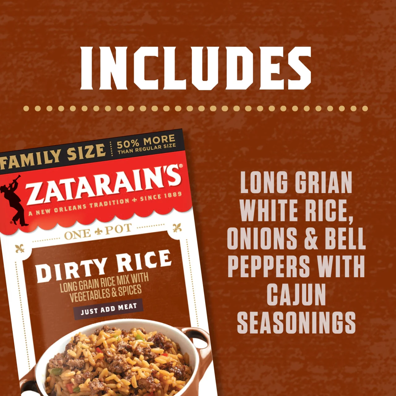 Zatarain's® Family Size Dirty Rice Mix, 12 oz - Image 18