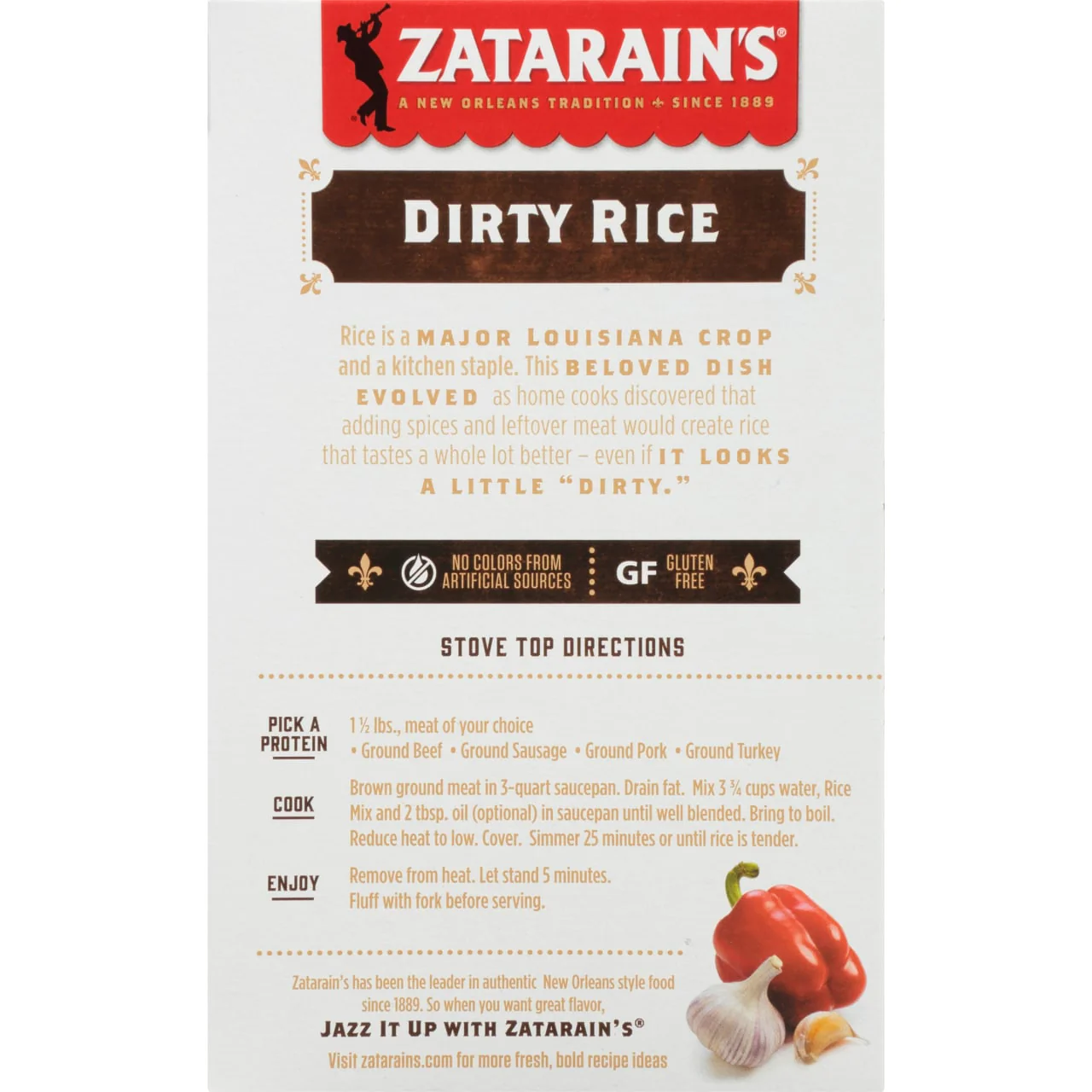 Zatarain's® Family Size Dirty Rice Mix, 12 oz - Image 22
