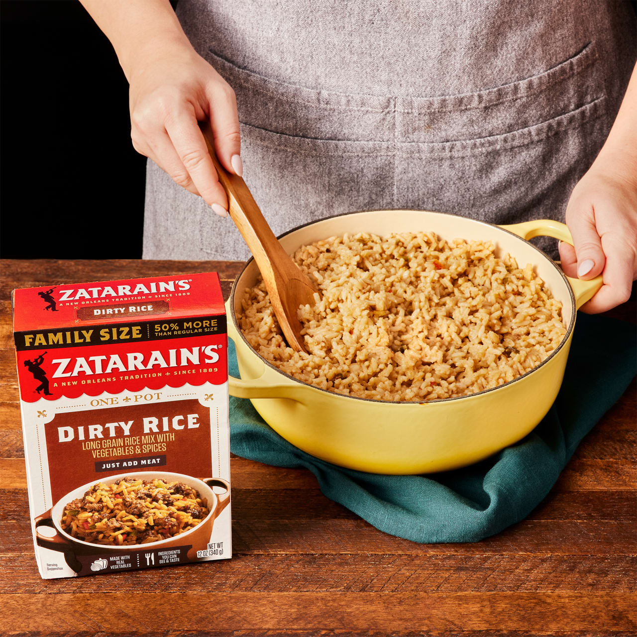 Zatarain's® Family Size Dirty Rice Mix, 12 oz - Image 5