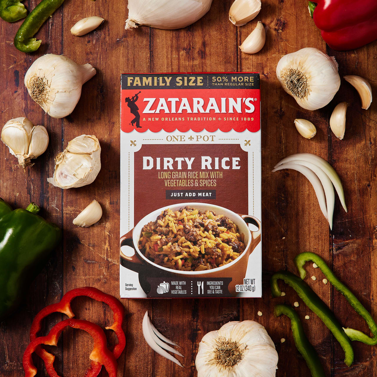 Zatarain's® Family Size Dirty Rice Mix, 12 oz - Image 7