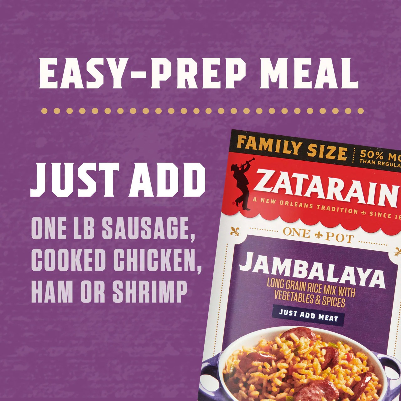 Zatarain's® Family Size Jambalaya Rice Dinner Mix, 12 oz - Image 16