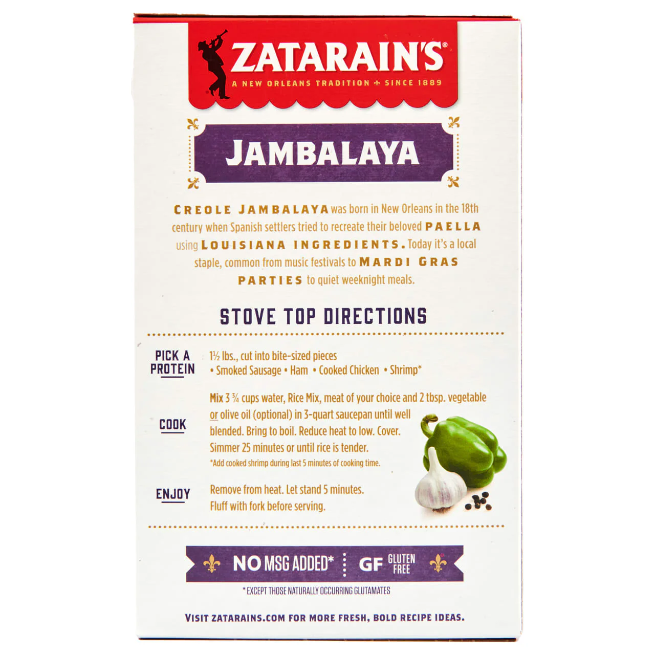 Zatarain's® Family Size Jambalaya Rice Dinner Mix, 12 oz - Image 22